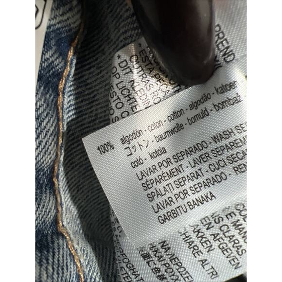 Bershka Boyfriend Wide Legs Jeans Womens Size 12 New $79 - Picture 13 of 15